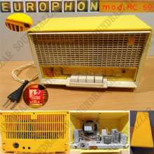 EUROPHON RC 59 RADIO A VALVOLE