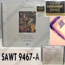 HEINRICH SCHUTZ – LUKAS-PASSION / DIE SIEBEN WORTE – UM 1645-1655