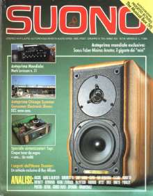 SUONO ANNO XXI NUMERO 230 LUGLIO-AGOSTO 1992 SONUS FABER – ONKYO – REVOX - B&O