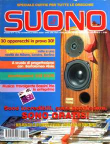 SUONO ANNO XXIV NUMERO 268 OTTOBRE 1995 PIONEER – YAMAHA – CERVIN WEGA – KOSS